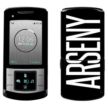   «Arseny»   Samsung U900 Soul