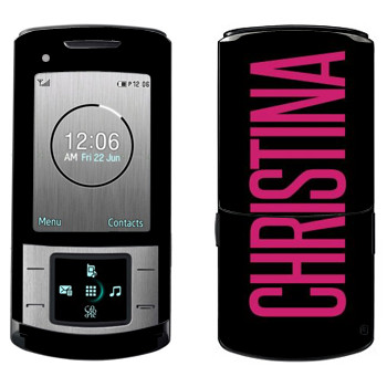   «Christina»   Samsung U900 Soul