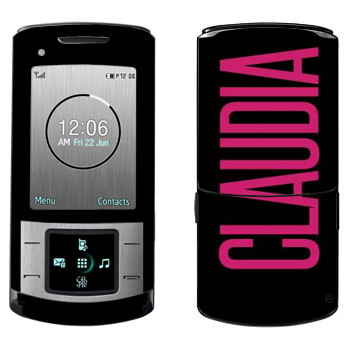   «Claudia»   Samsung U900 Soul