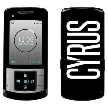   «Cyrus»   Samsung U900 Soul