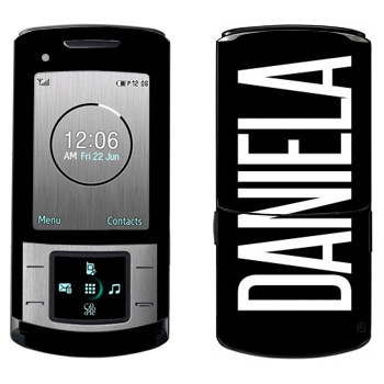   «Daniela»   Samsung U900 Soul
