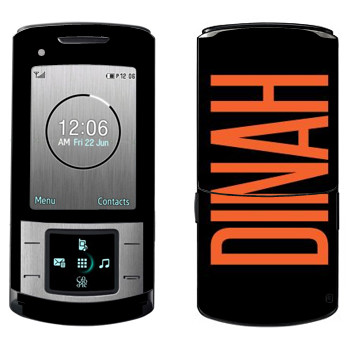   «Dinah»   Samsung U900 Soul