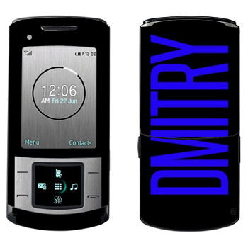   «Dmitry»   Samsung U900 Soul
