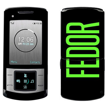   «Fedor»   Samsung U900 Soul