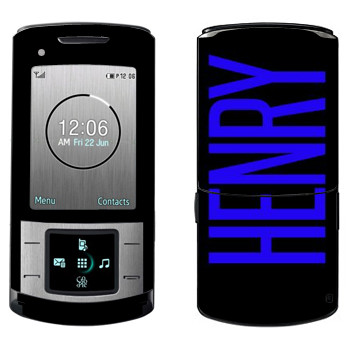   «Henry»   Samsung U900 Soul