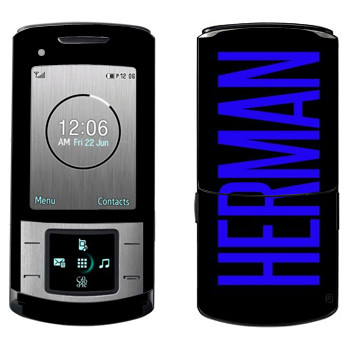   «Herman»   Samsung U900 Soul