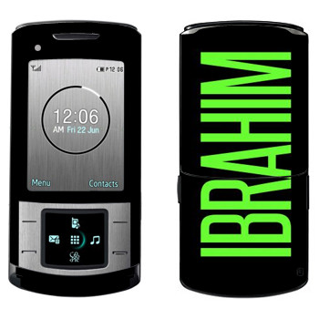   «Ibrahim»   Samsung U900 Soul