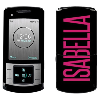   «Isabella»   Samsung U900 Soul