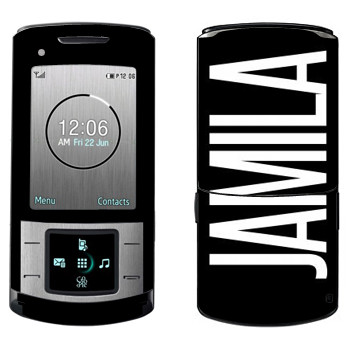   «Jamila»   Samsung U900 Soul