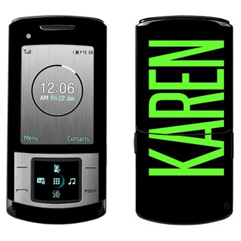   «Karen»   Samsung U900 Soul