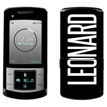   «Leonard»   Samsung U900 Soul