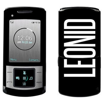   «Leonid»   Samsung U900 Soul