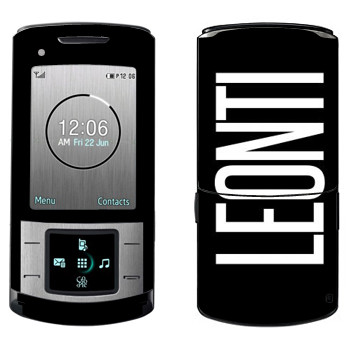   «Leonti»   Samsung U900 Soul