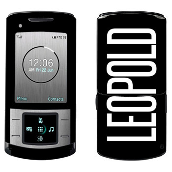   «Leopold»   Samsung U900 Soul