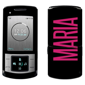   «Maria»   Samsung U900 Soul