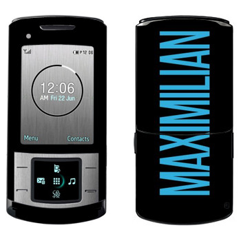   «Maximilian»   Samsung U900 Soul