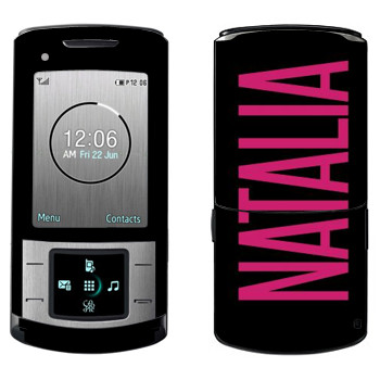   «Natalia»   Samsung U900 Soul