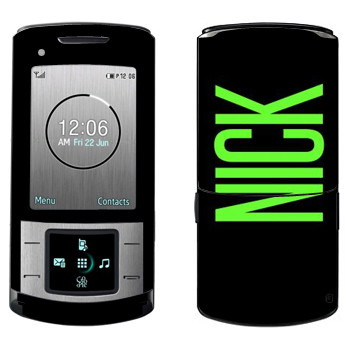   «Nick»   Samsung U900 Soul