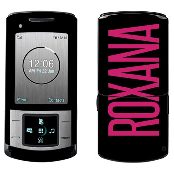   «Roxana»   Samsung U900 Soul