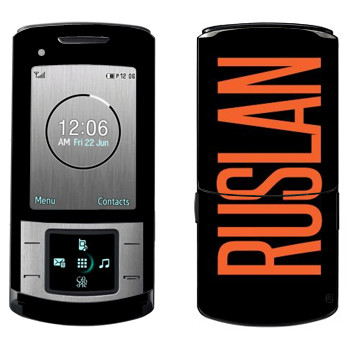   «Ruslan»   Samsung U900 Soul
