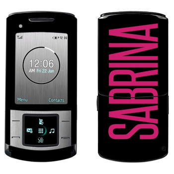   «Sabrina»   Samsung U900 Soul