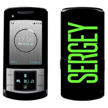  «Sergey»   Samsung U900 Soul