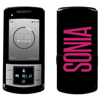   «Sonia»   Samsung U900 Soul