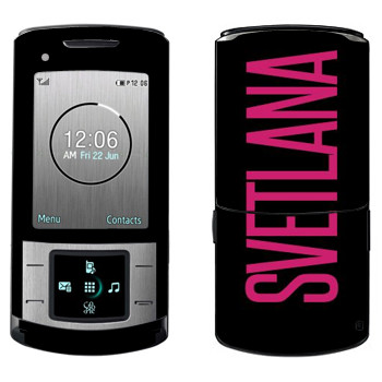   «Svetlana»   Samsung U900 Soul