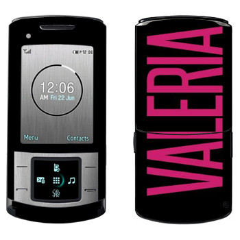   «Valeria»   Samsung U900 Soul