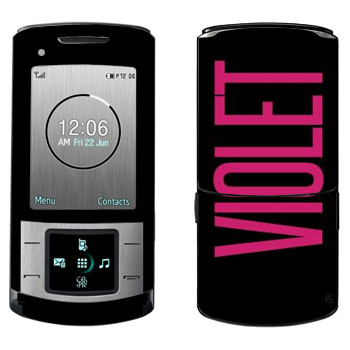   «Violet»   Samsung U900 Soul