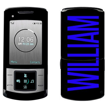   «William»   Samsung U900 Soul