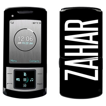   «Zahar»   Samsung U900 Soul