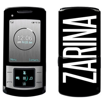   «Zarina»   Samsung U900 Soul