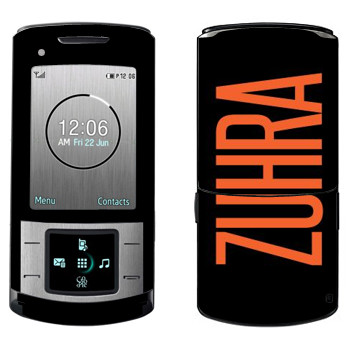   «Zuhra»   Samsung U900 Soul