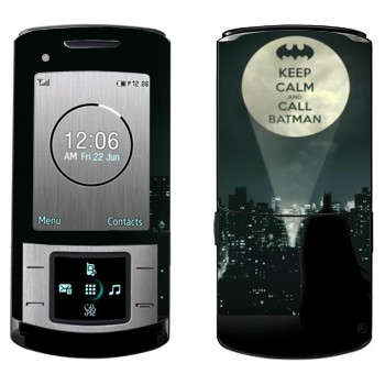   «Keep calm and call Batman»   Samsung U900 Soul