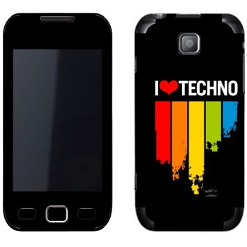   «I love techno»   Samsung Wave 2 Pro (Wave 533)