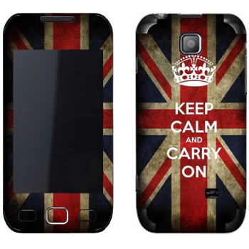   «Keep calm and carry on»   Samsung Wave 2 Pro (Wave 533)