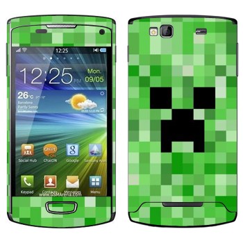   «Creeper face - Minecraft»   Samsung Wave 3