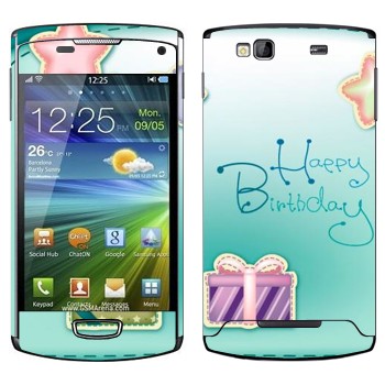   «Happy birthday»   Samsung Wave 3