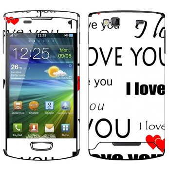   «I Love You -   »   Samsung Wave 3