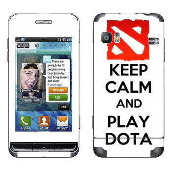   «Keep calm and Play DOTA»   Samsung Wave 723