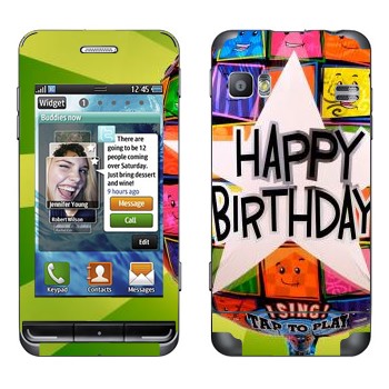   «  Happy birthday»   Samsung Wave 723