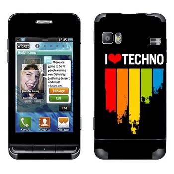   «I love techno»   Samsung Wave 723