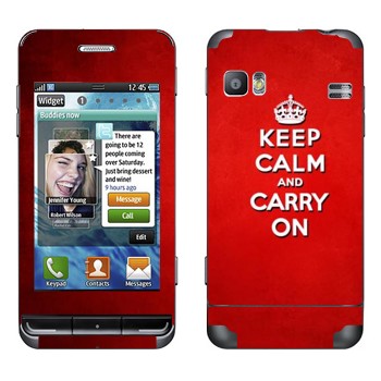   «Keep calm and carry on - »   Samsung Wave 723