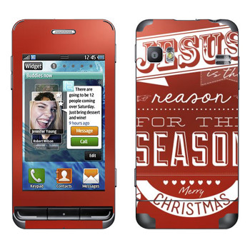   «Jesus is the reason for the season»   Samsung Wave 723