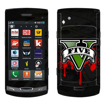   «GTA 5 - logo blood»   Samsung Wave II