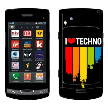   «I love techno»   Samsung Wave II
