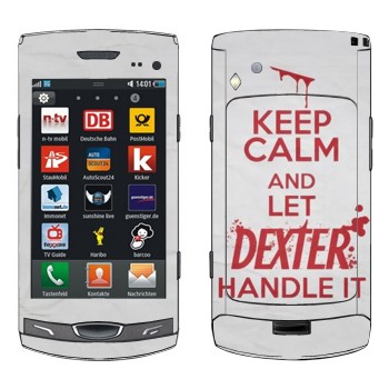   «Keep Calm and let Dexter handle it»   Samsung Wave II
