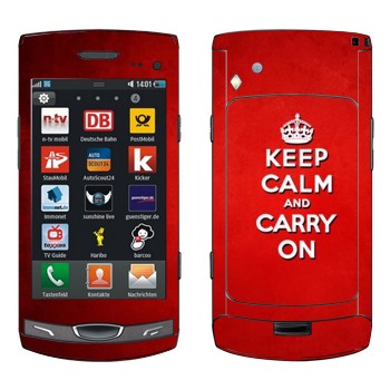   «Keep calm and carry on - »   Samsung Wave II