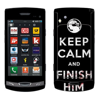   «Keep calm and Finish him Mortal Kombat»   Samsung Wave II